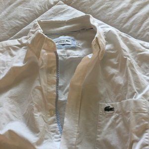 Izod White Long Sleeve Button Down Shirt